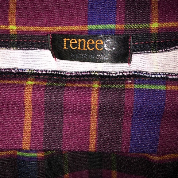 Stretchy Plaid Skirt (stitch fix) - Picture 2 of 3